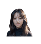 AI美女 #4（個別スタンプ：14）