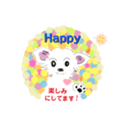 whiteチワワんこ 犬の日！（個別スタンプ：19）