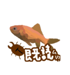 ごく普通の金魚スタンプ（個別スタンプ：9）