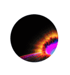 3D憧れの世界と神秘的な太陽と月の輝き（個別スタンプ：15）