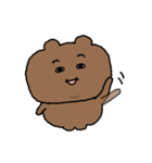 目の柔らかいクマ 3（個別スタンプ：2）