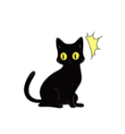 AI黒猫★毎日使えるスタンプ（個別スタンプ：34）