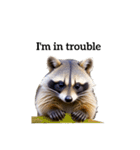 アライグマ raccoon2（個別スタンプ：18）