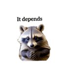 アライグマ raccoon2（個別スタンプ：21）