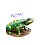 イグアナ iguana.（個別スタンプ：17）