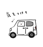 車の絵のスタンプ 13（個別スタンプ：1）