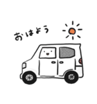 車の絵のスタンプ 13（個別スタンプ：2）