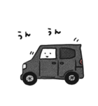 車の絵のスタンプ 14（個別スタンプ：17）