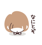 モノトーンmushちゃん お仕事（個別スタンプ：11）