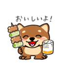 ビール犬のスタンプ（個別スタンプ：5）