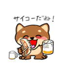 ビール犬のスタンプ（個別スタンプ：7）