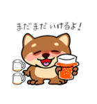 ビール犬のスタンプ（個別スタンプ：8）