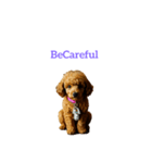 プードル poodle（個別スタンプ：2）