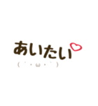 普段使えそうな顔文字（個別スタンプ：22）