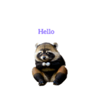 たぬき raccoon（個別スタンプ：16）