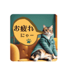 毎日使いやすい☆いろんな猫達の日常トーク（個別スタンプ：12）