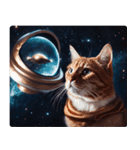 宇宙の中の猫3（個別スタンプ：13）