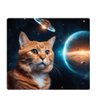 宇宙の中の猫3（個別スタンプ：14）