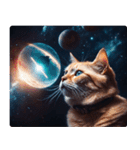 宇宙の中の猫3（個別スタンプ：18）