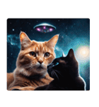 宇宙の中の猫3（個別スタンプ：19）