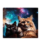 宇宙の中の猫3（個別スタンプ：21）