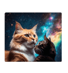 宇宙の中の猫3（個別スタンプ：22）