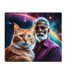 宇宙の中の猫3（個別スタンプ：34）