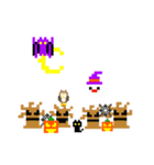 リアルデジタル混合ドット絵。ハロウィン編（個別スタンプ：28）