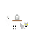 リアルデジタル混合ドット絵。ハロウィン編（個別スタンプ：37）