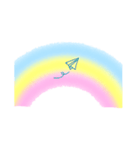 シンプルな虹スタンプ（個別スタンプ：38）