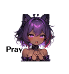 Furry cat woman2 (ENGLISH ver)（個別スタンプ：33）