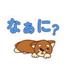 わんこと大きな文字（個別スタンプ：22）