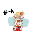 頑張る巫女お姉さん HG 11（個別スタンプ：11）