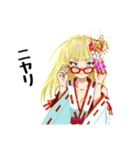 頑張る巫女お姉さん HG 11（個別スタンプ：13）