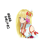 頑張る巫女お姉さん HG 11（個別スタンプ：27）