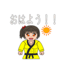 筋肉娘師範・御堂エリカのLINEスタンプ（個別スタンプ：1）