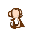 おさるスタンプ台詞なしバージョン（個別スタンプ：2）