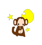 おさるスタンプ台詞なしバージョン（個別スタンプ：9）