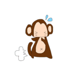 おさるスタンプ台詞なしバージョン（個別スタンプ：13）