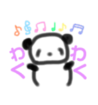 でか文字×カラフル 手描き風パンダさん（個別スタンプ：8）