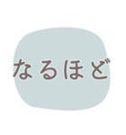 文字だけ！仕事にも日常にも使える（個別スタンプ：7）