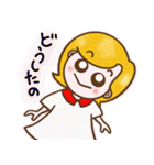 ガールズトーク (デカ文字スタンプ)（個別スタンプ：21）