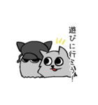 オオカミちゃんと猫帽子（個別スタンプ：18）