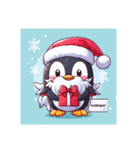 かわいいペンギンのクリスマス（個別スタンプ：14）