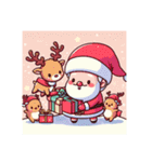 かわいいサンタcute santa（個別スタンプ：4）