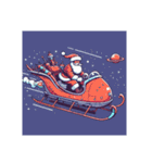 santa is in space（個別スタンプ：7）