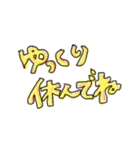 手書きカラー文字③（個別スタンプ：39）