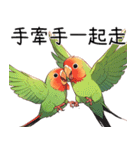 カップルの恋の鳥♡日記（個別スタンプ：16）