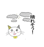 お天気伝える天気猫♪2（個別スタンプ：1）