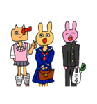 ニッタうさぎ（個別スタンプ：8）